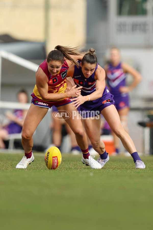AFLW 2025 Round 02 - Fremantle v Brisbane - A-61705233