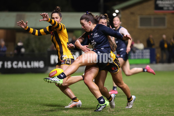 AFLW 2025 Round 02 - Hawthorn v Carlton - A-61706427