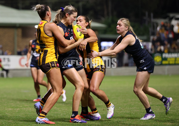 AFLW 2025 Round 02 - Hawthorn v Carlton - A-61706449