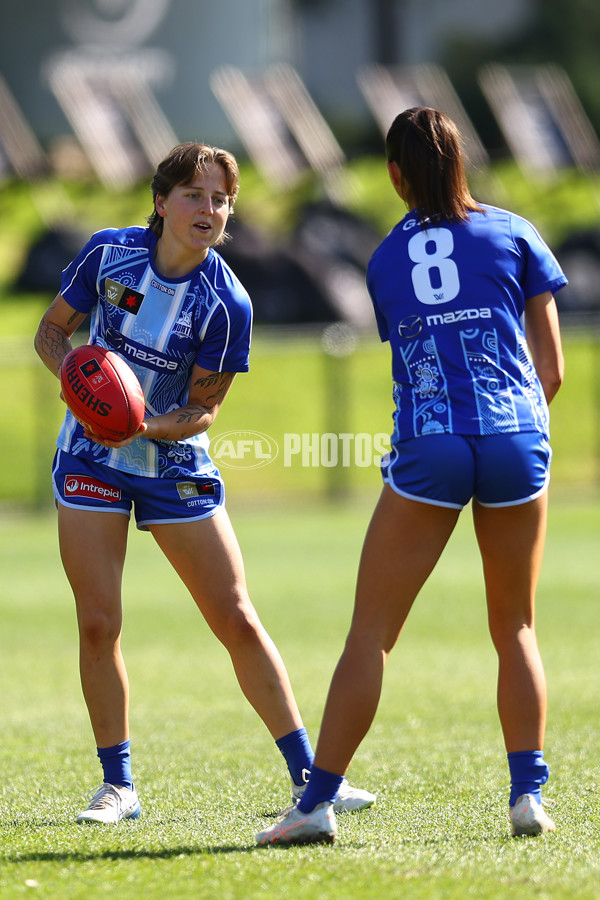 AFLW 2025 Round 02 - North Melbourne v Port Adelaide - A-61713227