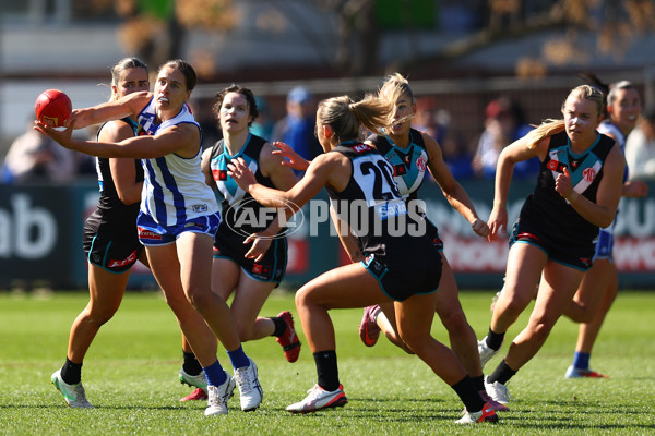 AFLW 2025 Round 02 - North Melbourne v Port Adelaide - A-61721603