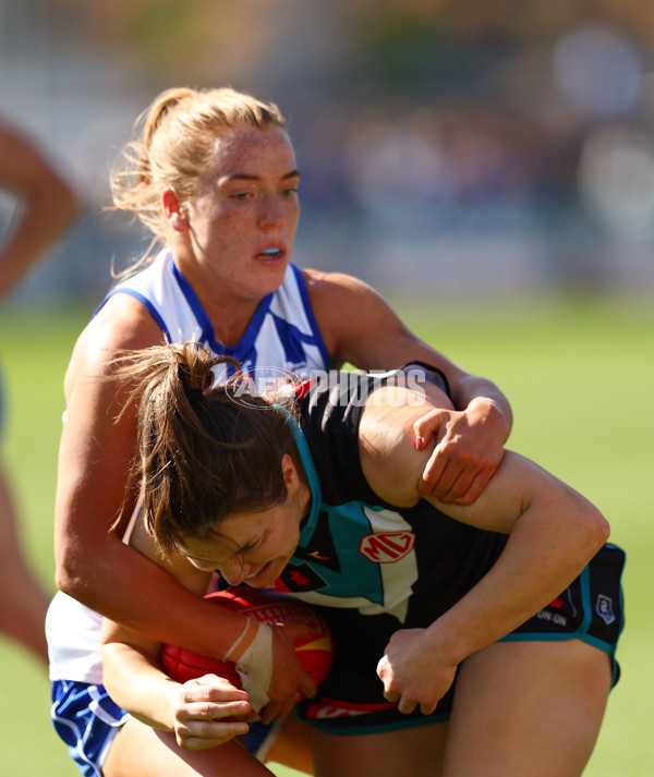 AFLW 2025 Round 02 - North Melbourne v Port Adelaide - A-61722551