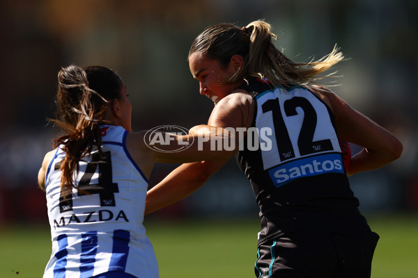 AFLW 2025 Round 02 - North Melbourne v Port Adelaide - A-61722571
