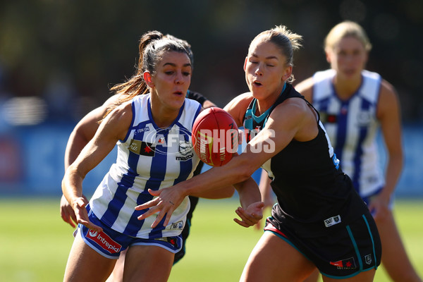 AFLW 2025 Round 02 - North Melbourne v Port Adelaide - A-61722573