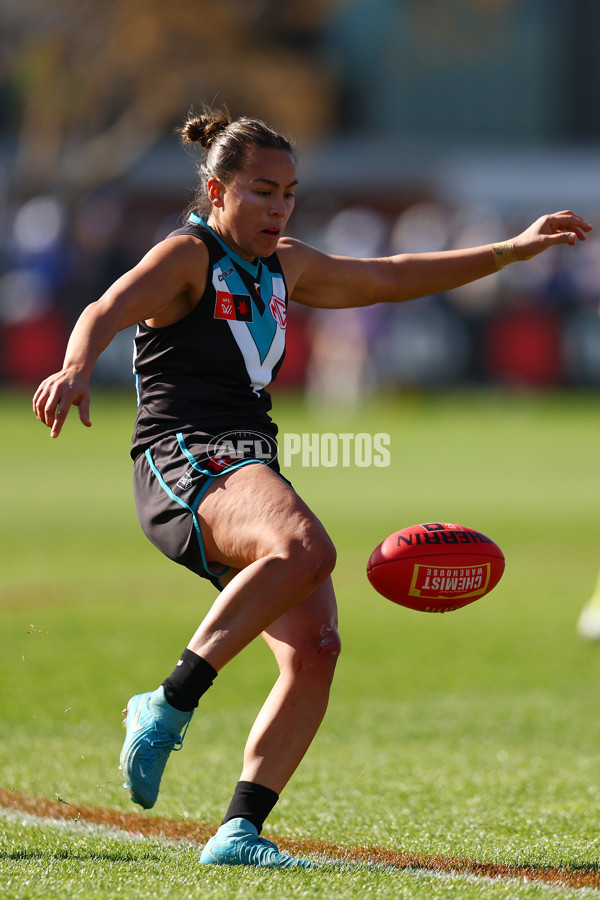 AFLW 2025 Round 02 - North Melbourne v Port Adelaide - A-61725885