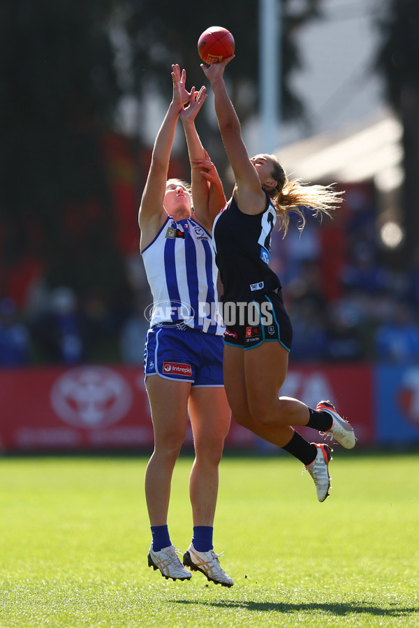 AFLW 2025 Round 02 - North Melbourne v Port Adelaide - A-61726766