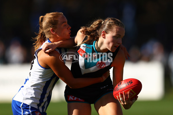 AFLW 2025 Round 02 - North Melbourne v Port Adelaide - A-61729113