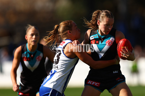 AFLW 2025 Round 02 - North Melbourne v Port Adelaide - A-61729687