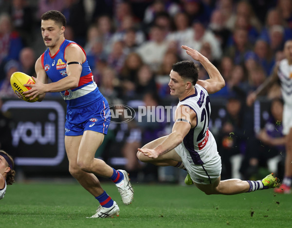 AFL 2025 Round 24 - Western Bulldogs v Fremantle - A-61736996