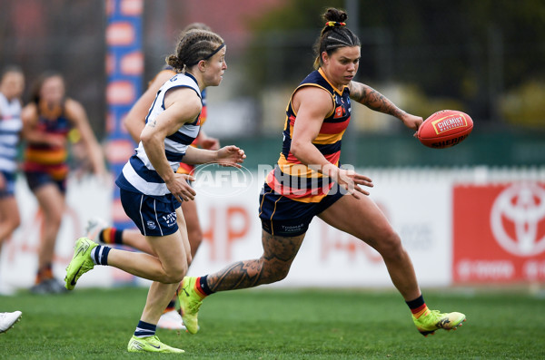 AFLW 2025 Round 02 - Adelaide v Geelong - A-61739546