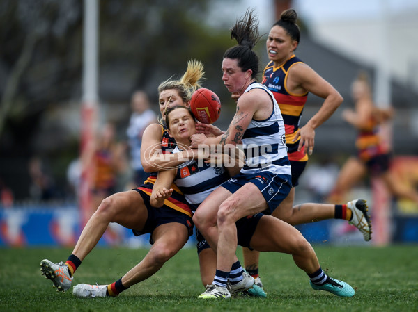 AFLW 2025 Round 02 - Adelaide v Geelong - A-61744809