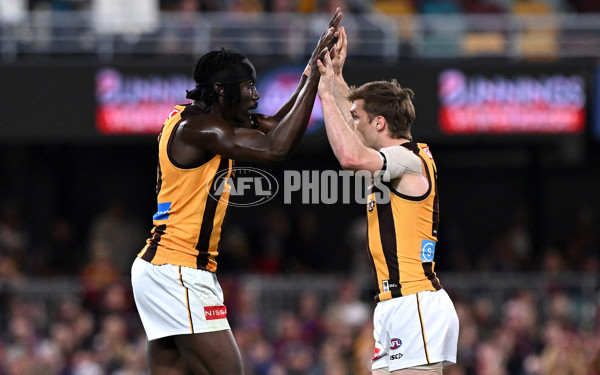 AFL 2025 Round 24 - Brisbane v Hawthorn - A-61753174