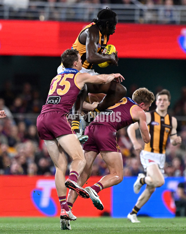 AFL 2025 Round 24 - Brisbane v Hawthorn - A-61754486