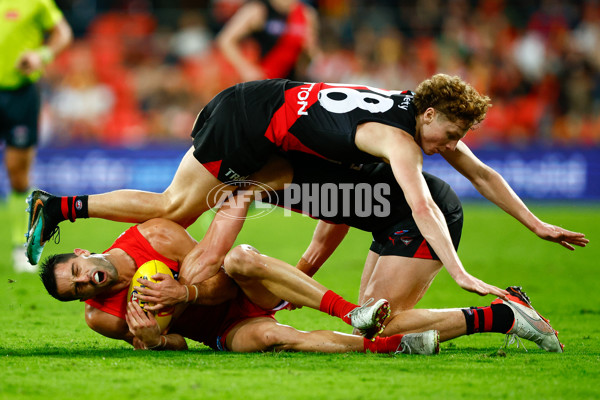 AFL 2025 Round 24 - Gold Coast v Essendon - A-61800419