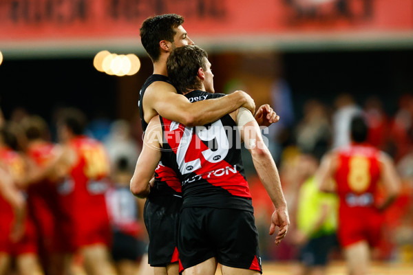 AFL 2025 Round 24 - Gold Coast v Essendon - A-61803420