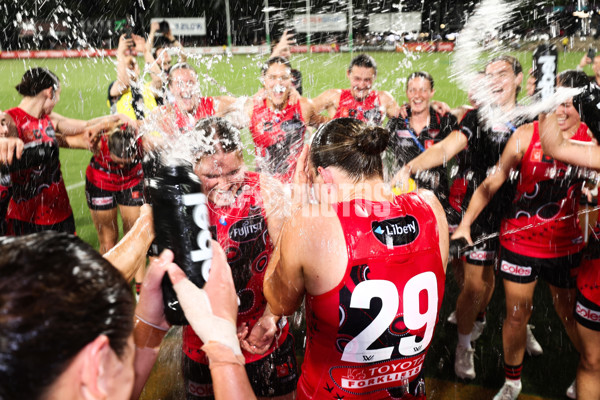 AFLW 2025 Round 03 - Richmond v Essendon - A-61939100