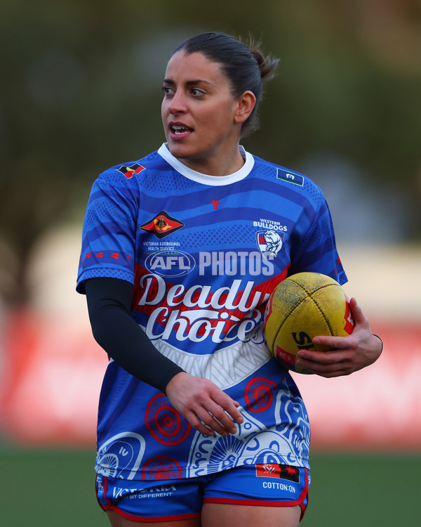 AFLW 2025 Round 03 - Western Bulldogs v Hawthorn - A-62117415