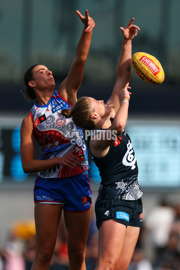 AFLW 2025 Round 04 - Carlton v Western Bulldogs - A-62266593