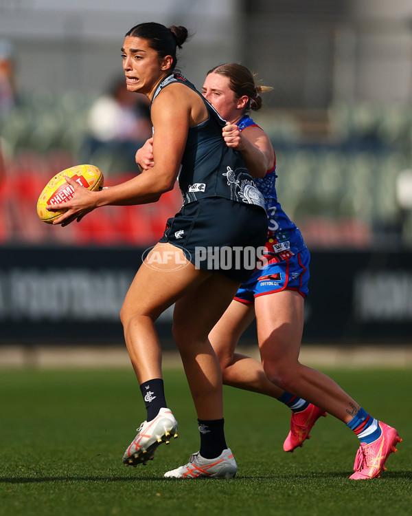 AFLW 2025 Round 04 - Carlton v Western Bulldogs - A-62270695