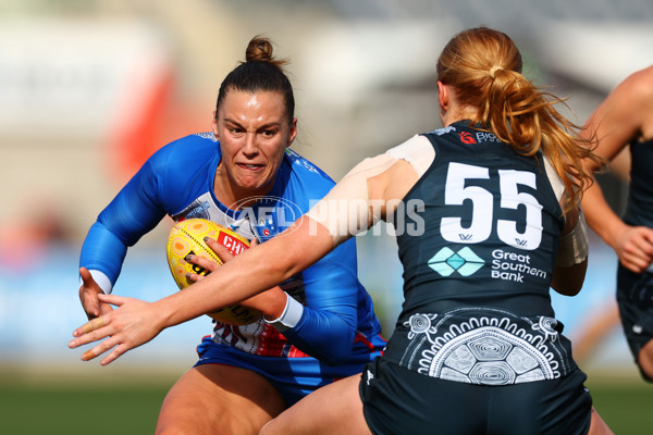 AFLW 2025 Round 04 - Carlton v Western Bulldogs - A-62276205