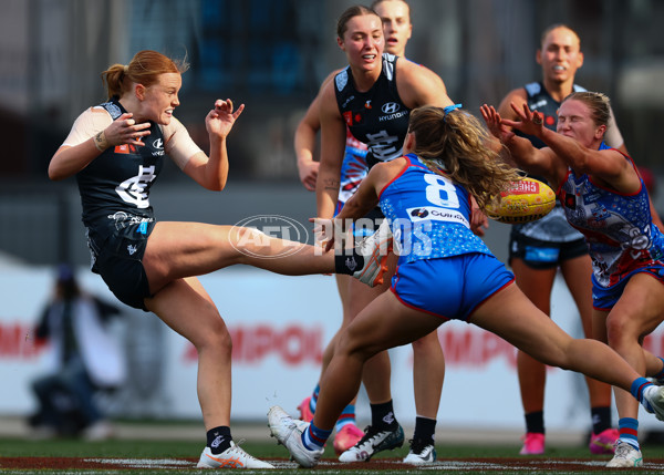 AFLW 2025 Round 04 - Carlton v Western Bulldogs - A-62287314