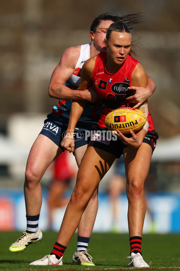 AFLW 2025 Round 04 - Essendon v Geelong - A-62331847
