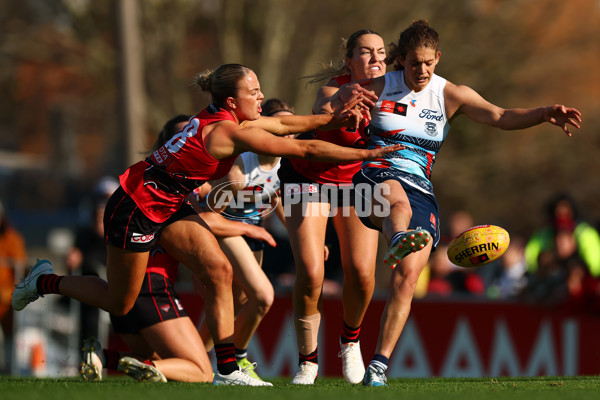 AFLW 2025 Round 04 - Essendon v Geelong - A-62331921