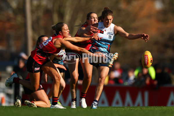 AFLW 2025 Round 04 - Essendon v Geelong - A-62331924