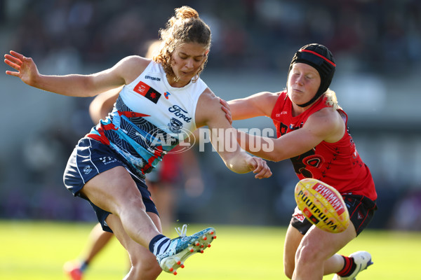 AFLW 2025 Round 04 - Essendon v Geelong - A-62335633