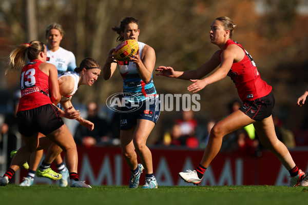 AFLW 2025 Round 04 - Essendon v Geelong - A-62338278