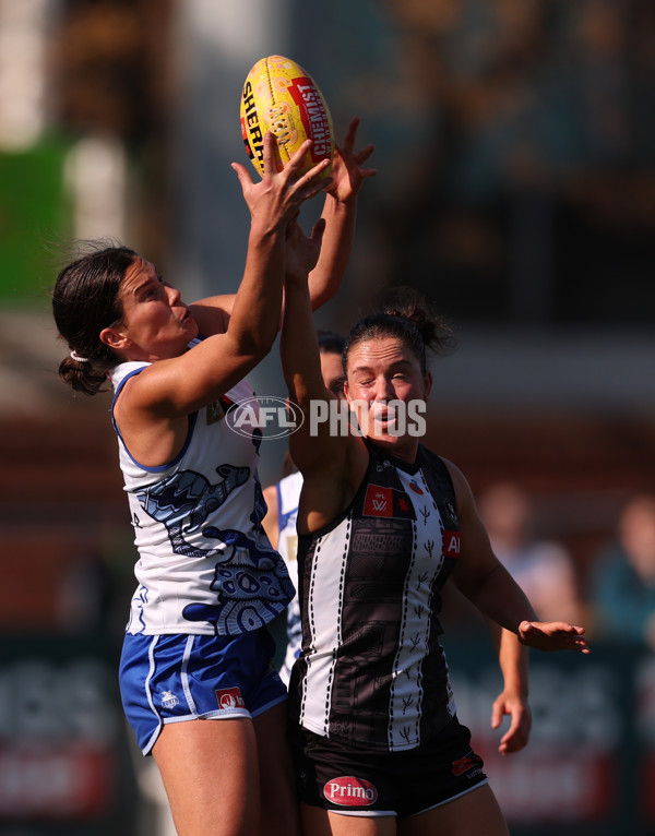 AFLW 2025 Round 04 - North Melbourne v Collingwood - A-62338282