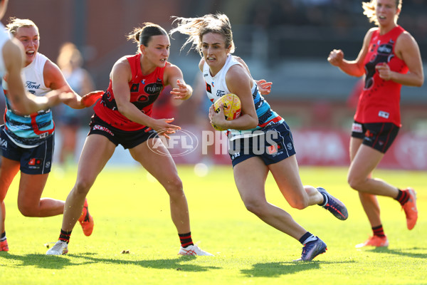AFLW 2025 Round 04 - Essendon v Geelong - A-62348160