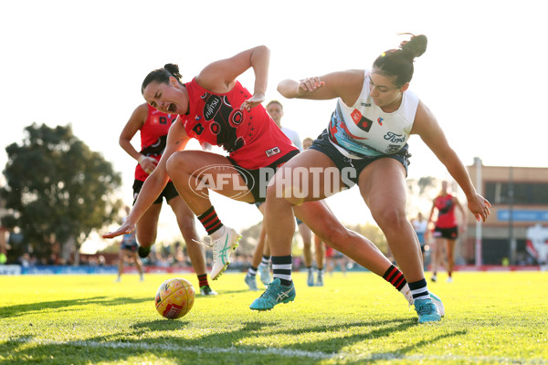 AFLW 2025 Round 04 - Essendon v Geelong - A-62349840