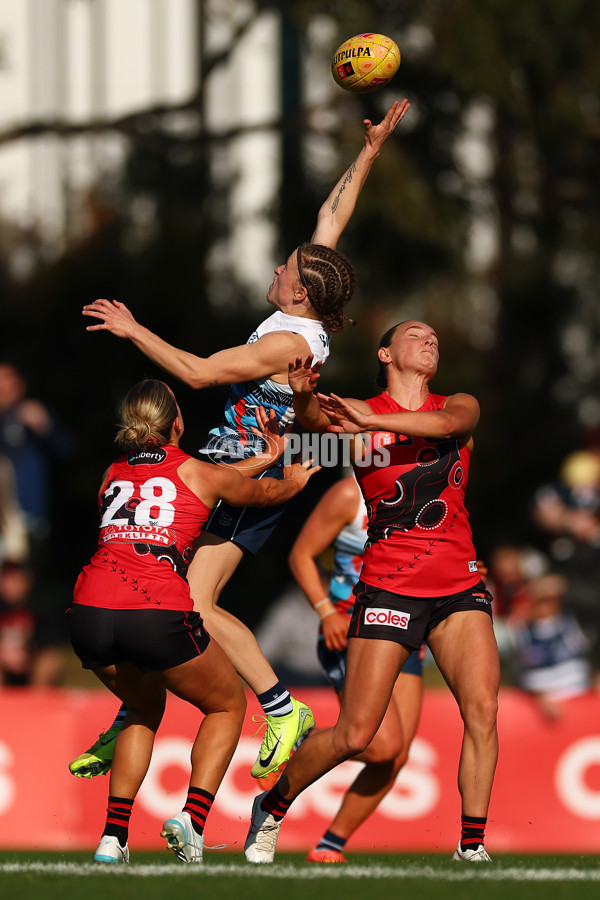 AFLW 2025 Round 04 - Essendon v Geelong - A-62349854