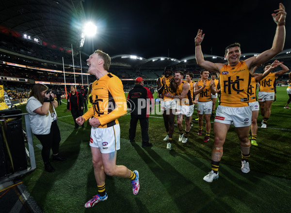 AFL 2025 First Semi Final - Adelaide v Hawthorn - A-62593194