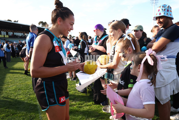 AFLW 2025 Round 05 - Port Adelaide v Melbourne - A-62764975