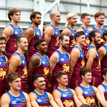 AFL 2025 Media - Brisbane Team Photo Day