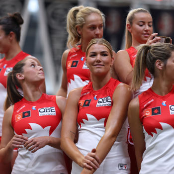 AFLW 2025 Media - Sydney Team Photo Day