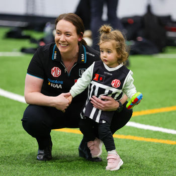 AFLW 2025 Media - Port Adelaide Team Photo Day